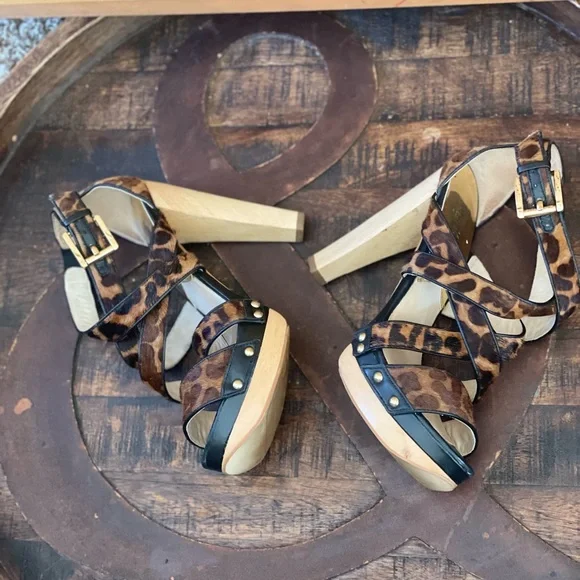 Michael Kors Leopard Platforms - Picture 9 of 10